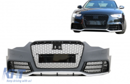 Frontstoßstange für Audi A5 8T Facelift 2012-2016 RS5 Look Gitter Erweiterung-image-6084504