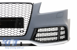 Frontstoßstange für Audi A5 8T Pre Facelift 2007-2011 RS5 Look Bienenwabe Gitter-image-6029416