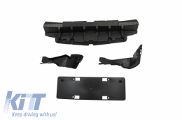 Frontstoßstange für Mercedes C-Klasse W205 S205 14-18 C63 Look Diffusor Schalldämpfer-Tipps-image-6068329