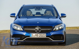 Frontstoßstange Gitter Diffusor Tipps für MERCEDES C C205 A205 2014-2019 C63 Look-image-6078130