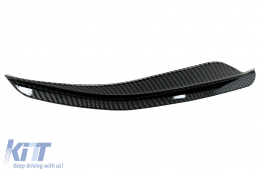 Frontstoßstange Seitenflossenklappen für VW Golf 8 Mk8 MQB GTI / R-Line 20+ Carbon-Look-image-6091122