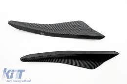 Frontstoßstange Seitenflossenklappen für VW Golf 8 Mk8 MQB GTI / R-Line 20+ Carbon-Look-image-6091128