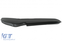 Frontstoßstange Seitenklappen Flossen für VW Golf 7.5 5G R Fließheck 17-20 Carbon-Look-image-6091162