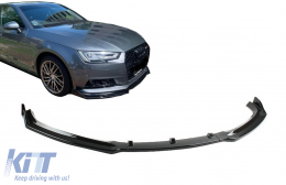 Frontstoßstange Spoiler Lippe Add-On für AUDI A4 B9 8W 2016-2018 Glänzend schwarz-image-6071207