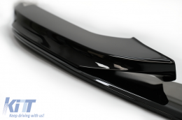 Frontstoßstange Spoilerlippe für BMW 4 F32 F33 F36 2013-03.2019 M-Look Glänzend schwarz-image-6047692