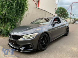 Frontstoßstange Spoilerlippe für BMW 4 F32 F33 F36 2013-03.2019 M-Look Glänzend schwarz-image-6084249