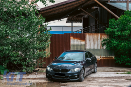 Frontstoßstange Spoilerlippe für BMW 4 F32 F33 F36 2013-03.2019 M-Look Glänzend schwarz-image-6093790