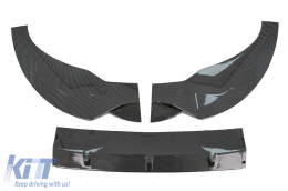 Frontstoßstange Spoilerlippe für BMW X3M G01 X4M G02 2018-2020 M Sport Carbon-Look-image-6100914