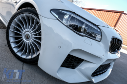 Frontstoßstange & Zentrale Gitter für BMW 5er F10 F11 2011-2017 G30 M5 Look-image-6069930