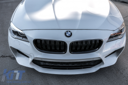 Frontstoßstange & Zentrale Gitter für BMW 5er F10 F11 2011-2017 G30 M5 Look-image-6069931