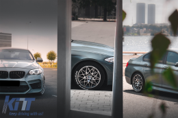 Frontstoßstange & Zentrale Gitter für BMW 5er F10 F11 2011-2017 G30 M5 Look-image-6085995