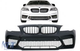 Frontstoßstange & Zentrale Gitter für BMW 5er F10 F11 2011-2017 G30 M5 Look-image-6087008