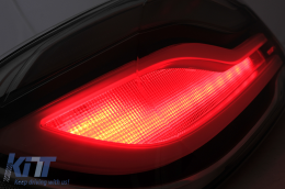 Full LED Bar Taillights suitable for BMW 4 Series F32 F33 F36 (2013-2016) Smoke with Static Turning Signal-image-6101046