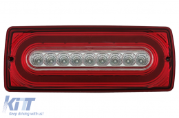 Full LED Barra luminosa Luci posteriori per Mercedes Classe G W463 1989-2015 rosso chiaro-image-6086338