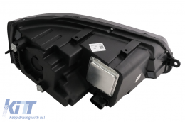 Full LED DRL Fari per VW Transporter Caravelle Multivan T5 2010-2015 Dinamico-image-6089558