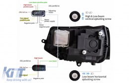 Full LED DRL Fari per VW Transporter Caravelle Multivan T5 2010-2015 Dinamico-image-6095527