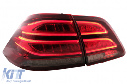 Full LED Fanali posteriori LightBar per Mercedes Classe M W166 2012-2015 rosso bianco LHD-image-6075028