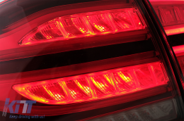 Full LED Fanali posteriori LightBar per Mercedes Classe M W166 2012-2015 rosso bianco LHD-image-6075033