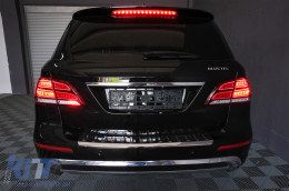 Full LED Fanali posteriori LightBar per Mercedes Classe M W166 2012-2015 rosso bianco LHD-image-6085987