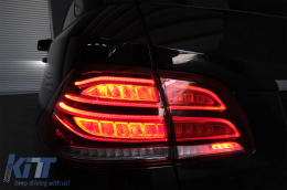 Full LED Fanali posteriori LightBar per Mercedes Classe M W166 2012-2015 rosso bianco LHD-image-6085988