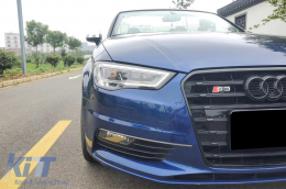 Full LED Fari per Audi A3 8V Pre Facelift 2013-2016 Upgrade Alogena Dinamico LHD-image-6074920