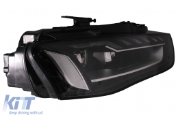 Full LED Fari per Audi A4 B8.5 Facelift 2012-2015 Dinamico Nero A4 B9.5 Look-image-6088127