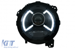 Full LED Fari per Jeep Wrangler IV JL JLU 2018+ Barra luminosa-image-6068745