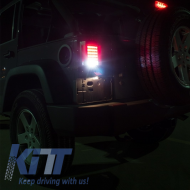 Full LED Feux arrières adapté pour JEEP Wrangler Rubicon JK 2007-2017-image-6022530