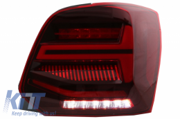 Full LED Hátsó lámpák VW Polo 6R 6C 61 (2011-2017) Dinamikus, sorozatos irányjelző lámpák Vento kinézet-image-6043069