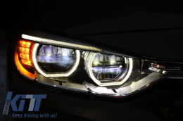 Full LED Headlights Angel Eyes suitable for BMW 3 Series F30 F31 Sedan Touring (2011-up)-image-6002802