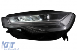 Full LED Headlights suitable for Audi A6 4G (2011-2014) Facelift Design conversion from Xenon to LED-image-6102721