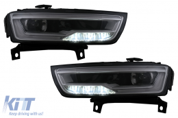 Full LED Headlights suitable for Audi Q3 8U Facelift (2014-2017) Conversion from Xenon to LED-image-6102735