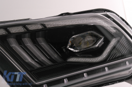 Full LED Headlights suitable for Ford Mustang V (2010-2014) with Dynamic Sequential Turning Light-image-6089485