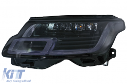 Full LED Headlights suitable for Land Range Rover IV Vogue SUV L405 (2013-2017) Conversion to 2018-up-image-6075149