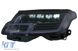 Full LED Headlights suitable for Land Range Rover IV Vogue SUV L405 (2013-2017) Conversion to 2018-up-image-6075151