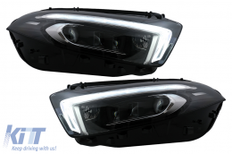 Full LED Headlights suitable for Mercedes A-Class W177 V177 (2018-2022) Conversion from Halogen to LED - HLMBW177LED