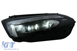 Full LED Headlights suitable for Mercedes A-Class W177 V177 (2018-2022) Conversion from Halogen to LED-image-6106135