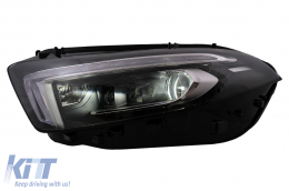 Full LED Headlights suitable for Mercedes A-Class W177 V177 (2018-2022) Conversion from Halogen to LED-image-6106138