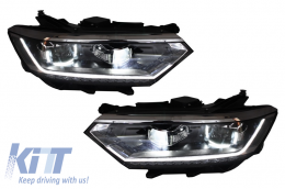 Full LED Headlights suitable for VW Passat B8 3G (2014-2019) LED Matrix Look with Sequential Dynamic Turning Lights-image-6020605