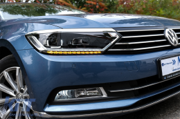 Full LED Headlights suitable for VW Passat B8 3G (2014-2019) LED Matrix Look with Sequential Dynamic Turning Lights-image-6074330