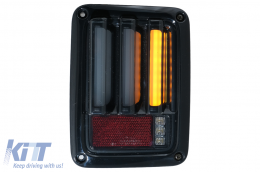 Full LED Luci Posteriori per JEEP Wrangler JK 2007-2017 Fumo-image-6080331