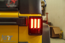 Full LED Luci Posteriori per JEEP Wrangler JK 2007-2017 Fumo-image-6080347