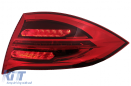 Full LED Luci posteriori per Porsche Cayenne 958 E2 92A Prefacelift 10-15 rosso bianco-image-6090903