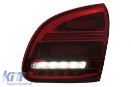 Full LED Luci posteriori per Porsche Cayenne 958 E2 92A Prefacelift 10-15 rosso bianco-image-6090907