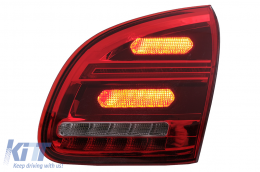 Full LED Luci posteriori per Porsche Cayenne 958 E2 92A Prefacelift 10-15 rosso bianco-image-6090913