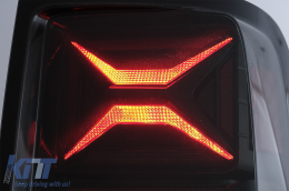 Full LED Luci posteriori per VW Amarok 10-20 Dinamico Luce svolta sequenziale Fumo-image-6089545