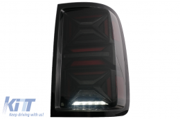 Full LED Luci posteriori per VW Amarok 10-20 Dinamico Luce svolta sequenziale Fumo-image-6089549