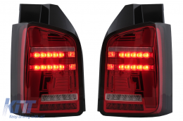 Full LED Rückleuchten für VW Transporter T6 15-20 Dynamisch Sequentiell Drehen Licht-image-6100414