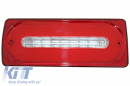 Full LED Taillights Light Bar suitable for Mercedes G-class W463 (1989-2015) RED Dynamic Sequential Turning Lights-image-6032326