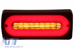 Full LED Taillights Light Bar suitable for Mercedes G-class W463 (1989-2015) RED Dynamic Sequential Turning Lights-image-6032331